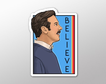 Individual Die Cut  - Believe - He series sticker