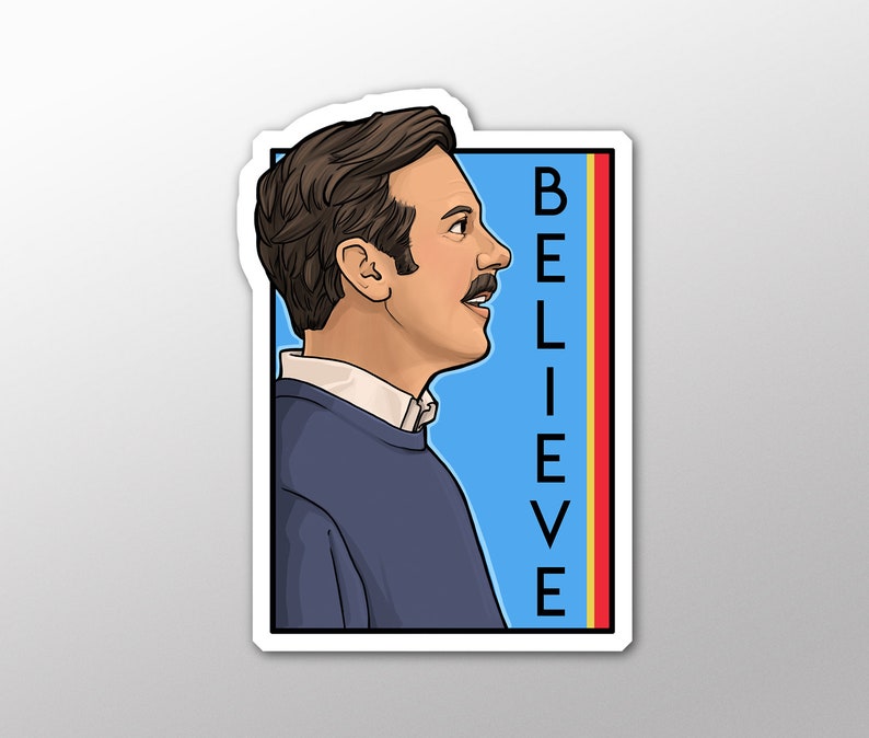 Individual Die Cut Believe He Series Sticker item 01730 Etsy