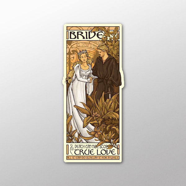 individual Die Cut Bride sticker (Item 01-005)