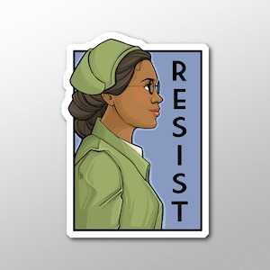 Individual Die Cut - Resist - Rosa Parks - She Series Sticker