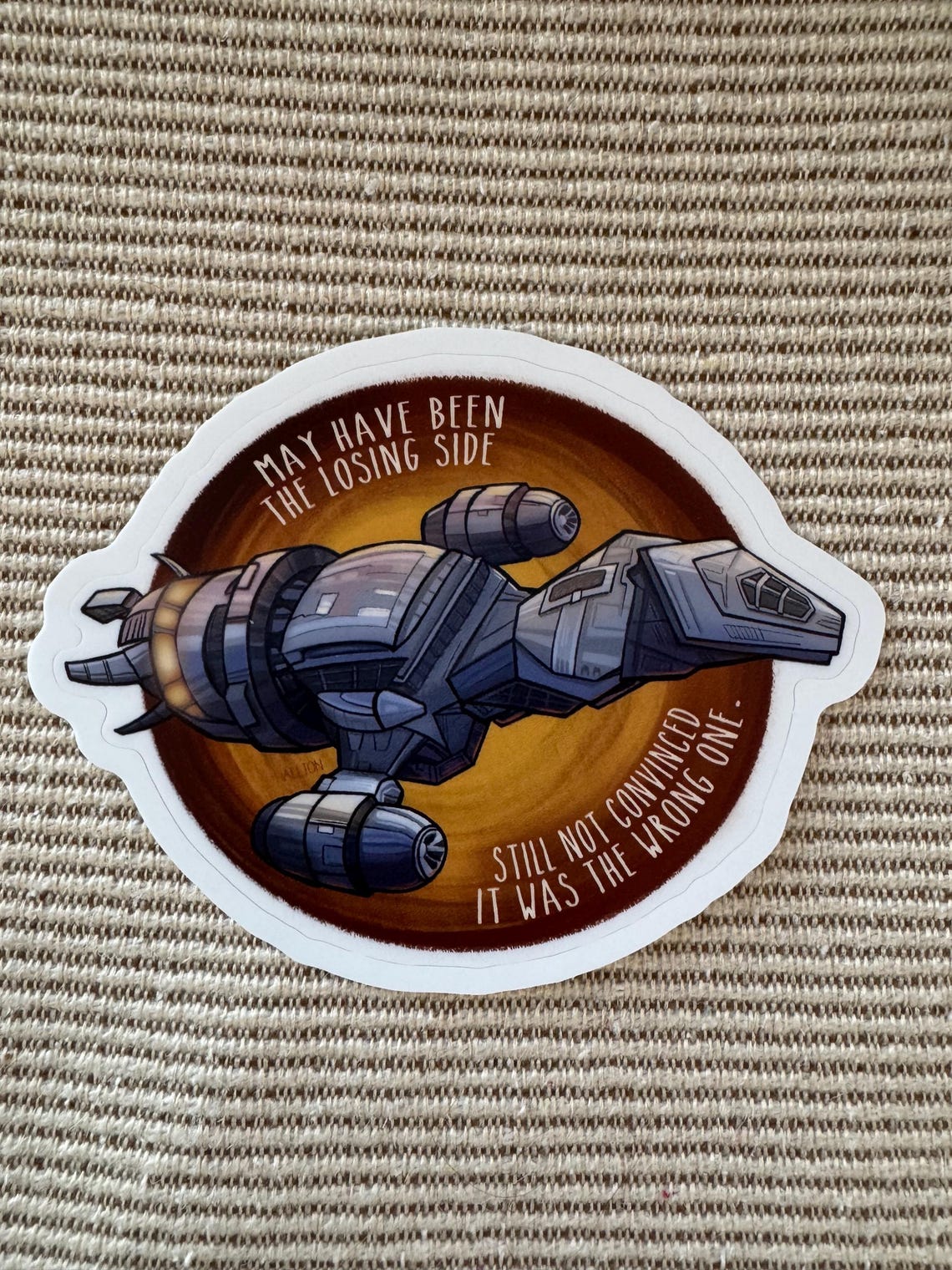 Geeky Laptop Decal - May Have Been the Losing Side Sticker - Etsy