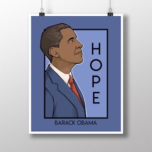 Esperanza - Barack Obama - Serie Él Impresión Mediana