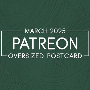 Carte postale Patreon de mars 2025