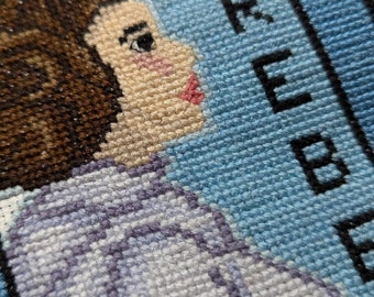 Geeky Cross Stitch Pattern - Rebel