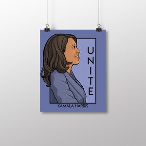 Unite - Kamala Harris - Letra pequeña de la serie She