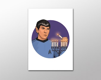 Light the Menorah Postcard