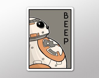 Beep - Individual Cut Sticker