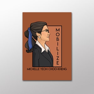 Carte postale Mobilize - Michelle Yeoh Choo-Kheng - Série She