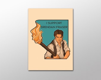 I support Brendan -  Postcard