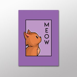 Meow - Cartolina reverie