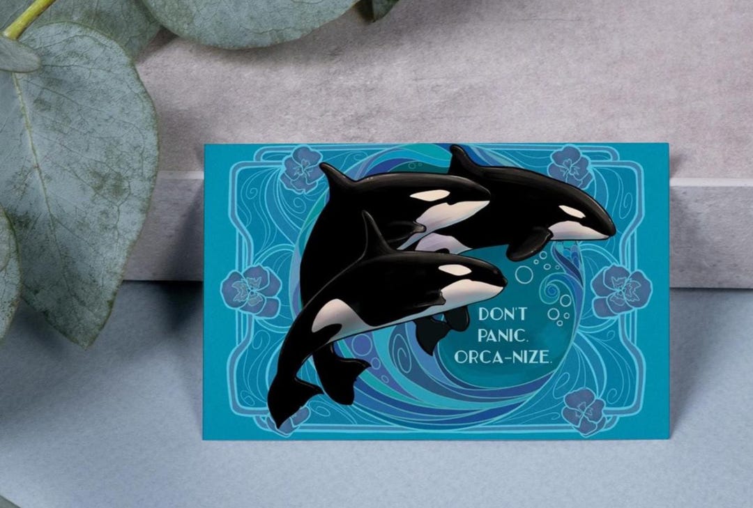 ORCAページ Collectible Trading Cards - Activist Creatures Series: Don't Panic
