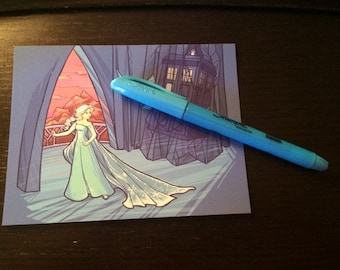 Frozen in Space and Time MINI Postcard