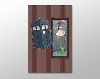 Tightrope Who Oversized postcard