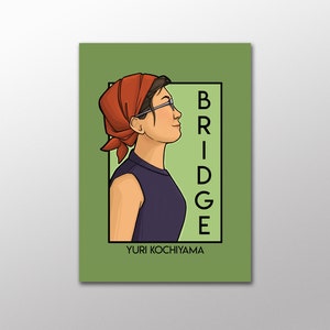 Carte postale Bridge - Yuri Kochiyama - Série She