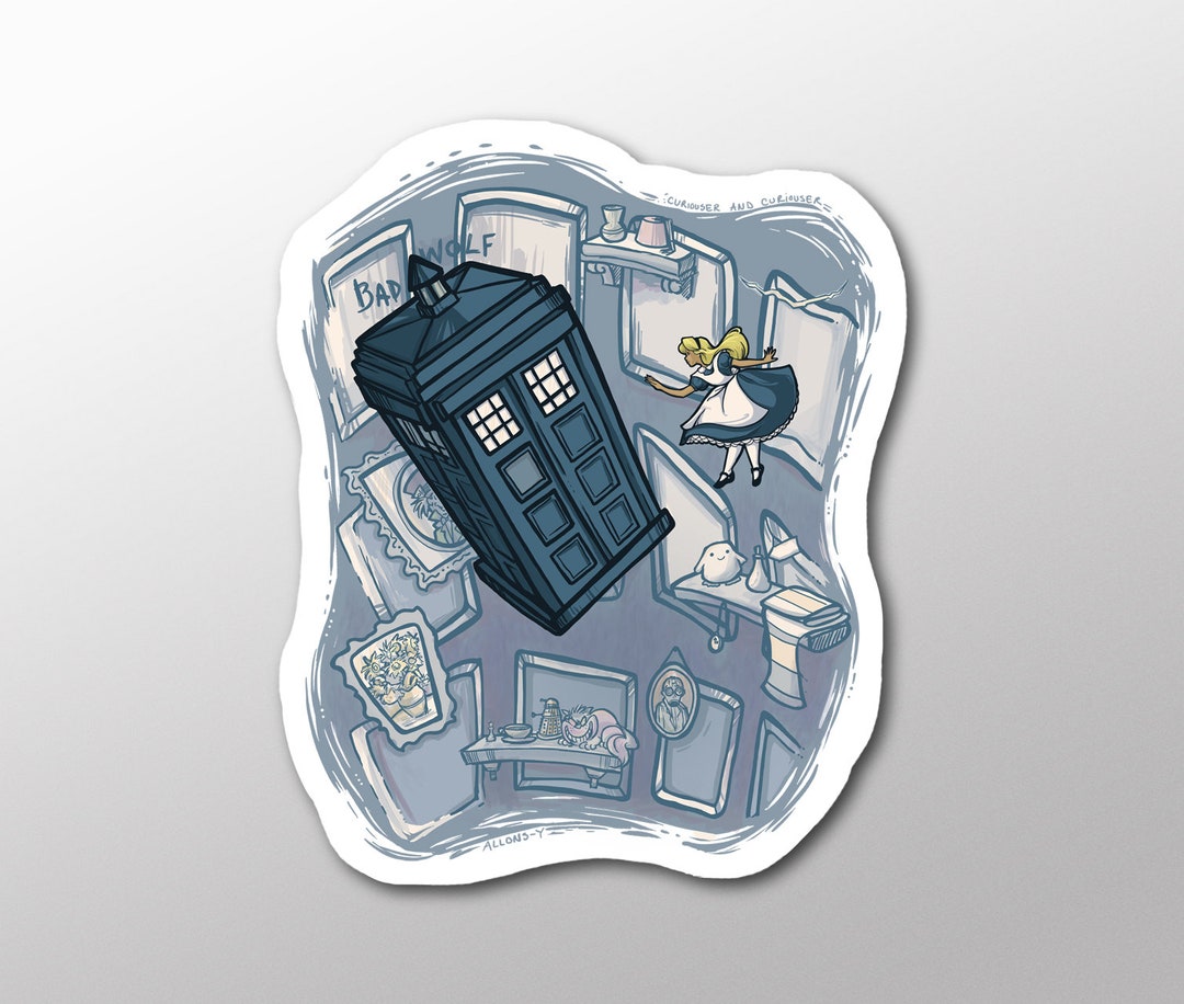 Falling Sticker (item 01-014) - Etsy