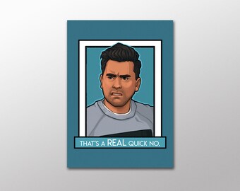 Real Quick No- Postcard