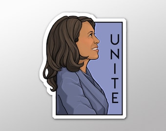 Individual Die Cut - Unite - Kamala Harris - She Series Sticker