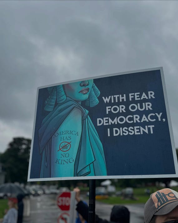 Protest Sign Downloadable - America Has No King