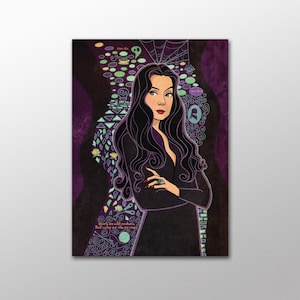 Halloween Decor - Black is Such a Happy Color Postcard