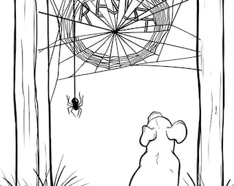 Charlotte Resist Coloring Page - Digital Download