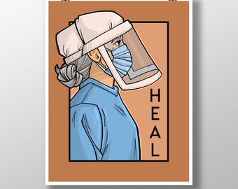 Heal-Pandemic Heroes Medium Print