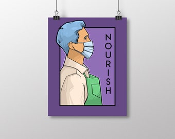 Nourish - Pandemic Heroes Small Print
