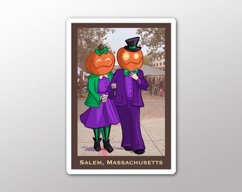 Halloween Stickers - Salem Date Night