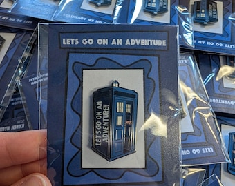 Lets go on an Adventure Tardis  Pin