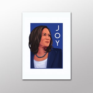 Carte postale Joy - Kamala Harris - Série She