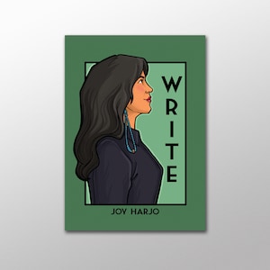 Carte postale Write - Joy Harjo - Série She