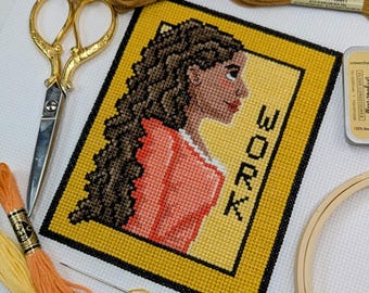 Hamilton Cross Stitch Pattern - Work