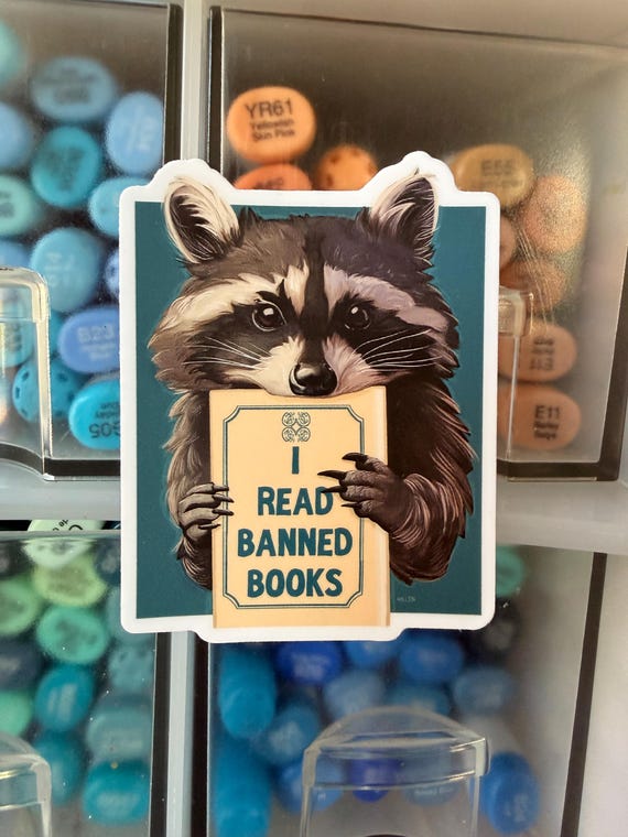 I Read Banned Books Sticker