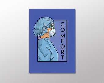 Comfort- Pandemic Heroes Postcard