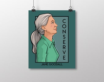 Conserve - Jane Goodall - She Series Small Print