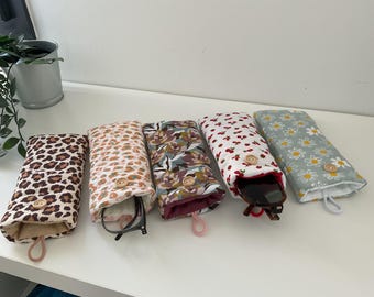 Étui à lunettes matelassé