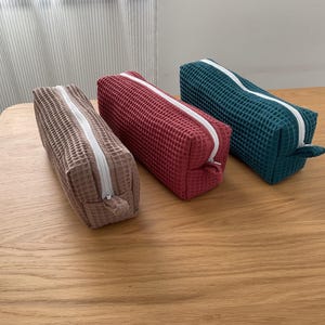 キルティングハニカムトイレタリーバッグ