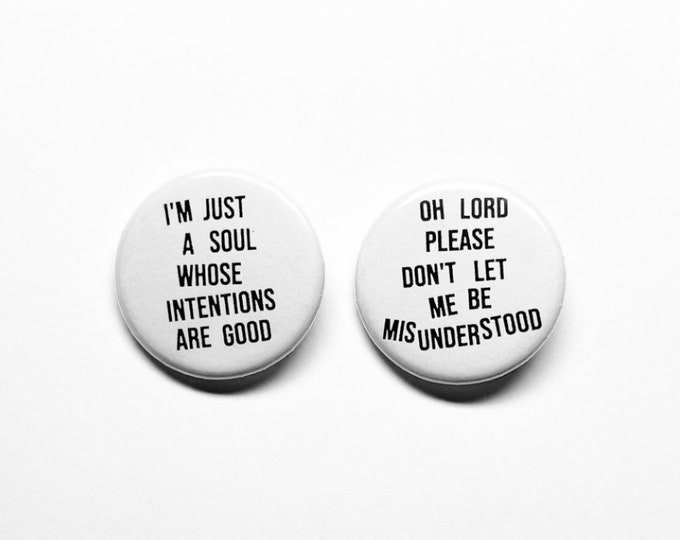 Don't Let Me Be Misunderstood Pin Set