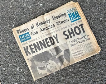 RFK Assassination Newspaper