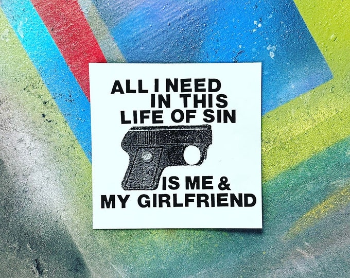 Me and My Girlfriend Sticker