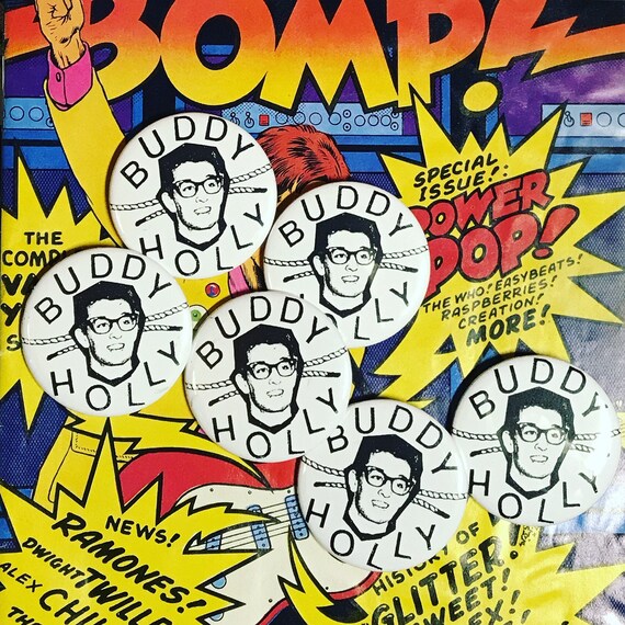 Buddy Holly Pin