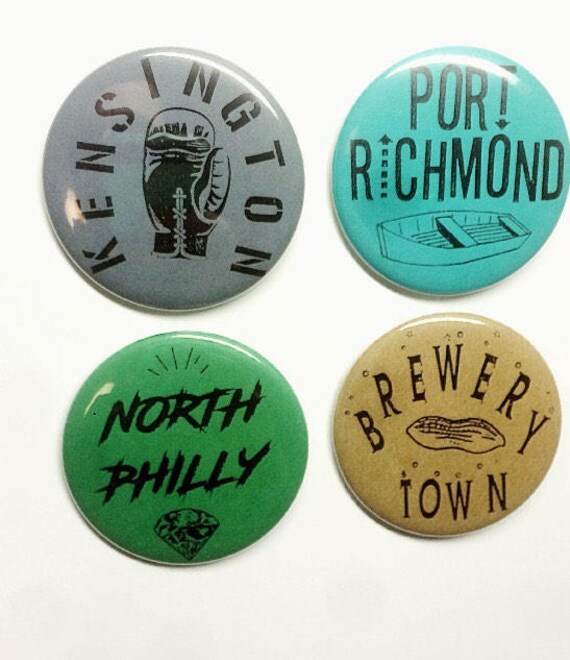 Philadelphia Neigborhood Buttons
