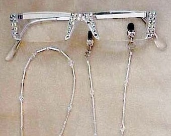 Sassy Sexy CRYSTAL Clear  Reading GLASSES Readers Only Free shipping