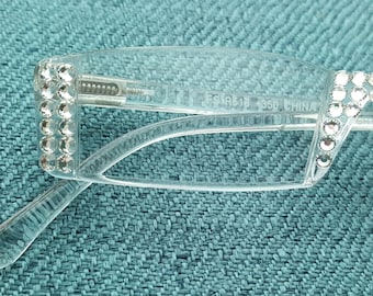 Sassy Fine European Clear Crystal Crystals Reading Glasses Readers