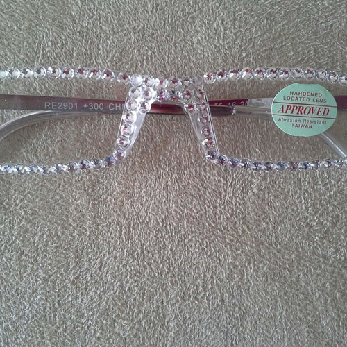Swarovski Crystal Reading Glasses Etsy