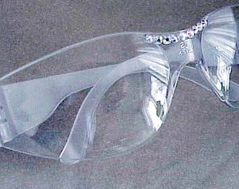 CRYSTAL Sexy SAFETY GLASSES So PrettyFree Shipping