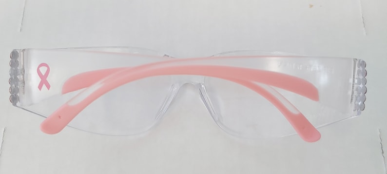 SALE Pink Fine European Crystal Crystals Petite Safety Glasses Biker Glasses Anti Fog image 3