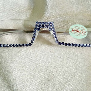 NEW STYLE Sassy Reading Glasses TANZANITE Crystals 1 Pair All Strengths Available Readers image 3