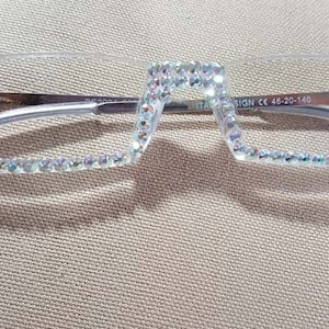NEW STYLE Sassy Reading Glasses Crystal Ab Crystals 1 Pair All Strengths Available  READERS