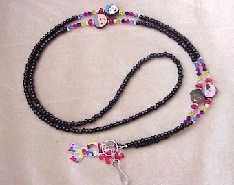 AUTISM Awareness ID Badge Holder Lanyard Donation Teacher Gift free shipping