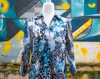 Blusa Mujer DonnKenny Leopardo Talla L